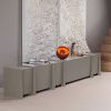 Šedý dřevěný TV stolek Brock 102 x 44 cm -fv-interier-25