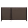 Hnědý dřevěný TV stolek Brock 102 x 44 cm