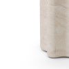 Odkládací stolek Somcasa Emeric ø 50 cm s dekorem travertinu -fv-interier-25
