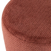 Červená otočná bouclé stolička Islen ø 39 cm -fv-interier-25