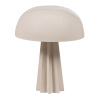 Béžová kovová stolní lampa Virel