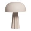 Béžová kovová stolní lampa Virel