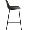 Černá plastová barová židle Kave Home Altea 65 cm