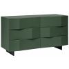 Olivově zelená komoda Marco Barotti Linea Diamond 120 x 45 cm
