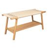 Přírodní dubová lavice KINTARO 90 cm