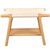 Přírodní dubová stolička KINTARO 43 cm