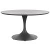 Šedý zahradní stůl Bizzotto Arnold Ø 120 cm s keramickou deskou