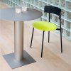 Stříbrný kovový bistro stolek Kit 70 cm -fv-interier-25