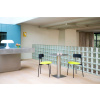 Stříbrný kovový bistro stolek Kit 70 cm -fv-interier-25