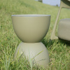 Zelený plastový zahradní odkládací stolek MARA ø 34 cm -fv-interier-25