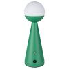 Zelená kovová dobíjecí stolní LED lampa ZUIVER BELLO