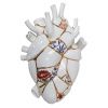 Bílá porcelánová váza Love in Bloom Kintsugi 25 cm
