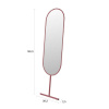 Růžové stojací zrcadlo TESS 166 cm -fv-interier-25