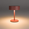 Růžová kovová nabíjecí stolní LED lampa MINI -fv-interier-25
