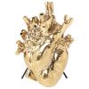 Zlatá porcelánová váza Love in Bloom 25 cm