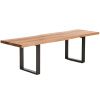 Dřevěná lavice Kave Home Uxue 160 cm