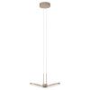 Béžové závěsné LED světlo Nova Luce Vea 33 cm