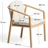 Zahradní set stolu Kave Home Mirtia a šesti židlí Sirte1500 x 1000