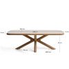 Zahradní set stolu Kave Home Mirtia a šesti židlí Sirte1500 x 1000