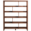 Hnědý dřevěný regál Kave Home Norani 185 x 150 cm