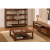 Hnědý dřevěný regál Kave Home Norani 185 x 150 cm -fv-interier-25