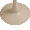 Béžový kovový zahradní bistro stolek Leira ø 60 cm -fv-interier-25
