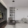 Černé kovové závěsné LED světlo Nova Luce Nue 70 cm -fv-interier-25