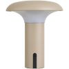 Béžová nabíjecí stolní LED lampa Rami 21,5 cm