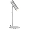 Stříbrná kovová stolní lampa Aris