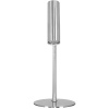 Stříbrná kovová stolní lampa Aris