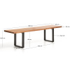 Dřevěná lavice Kave Home Uxue 180 cm