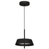 Černé kovové závěsné LED světlo Nova Luce Velio 35 cm