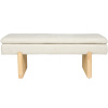 Šedá čalouněná lavice Housecraft Living Jappo 120 cm