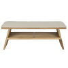 Dřevěná lavice Housecraft Living Djia 110 cm s béžovým sedákemDřevěná lavice Housecraft Living Djia 134 cm s béžovým sedákem
