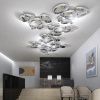Stříbrné kovové stropní LED světlo Skydro 143 x 136 cm -fv-interier-25