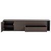 Hnědý dřevěný TV stolek Settle Down 200 x 44 cm