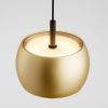 Zlaté závěsné LED světlo Nova Luce Conga 10 cm -fv-interier-25