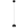 Černé závěsné LED světlo Nova Luce Conga 10 cm
