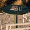 Zelený kovový zahradní bistro stolek Nokk ⌀59 cm -fv-interier-25