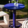 Modrý kovový zahradní bistro stolek Nokk ⌀59 cm -fv-interier-25