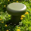 Zelený kovový zahradní stolek Miko ⌀40 cm -fv-interier-25