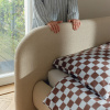 Cihlová bouclé dvoulůžková postel Mumo 180 x 200 cm -fv-interier-25