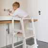 Bílá dřevěná učící věž Vipack Nature -fv-interier-25