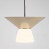Světle béžové závěsné LED světlo Nova Luce Baris 22 cm -fv-interier-25