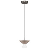 Světle hnědé závěsné LED světlo Nova Luce Baris 22 cm