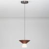 Hnědé závěsné LED světlo Nova Luce Baris 22 cm -fv-interier-25