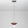 Hnědé závěsné LED světlo Nova Luce Baris 22 cm -fv-interier-25