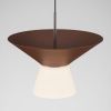 Hnědé závěsné LED světlo Nova Luce Baris 22 cm -fv-interier-25