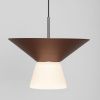 Hnědé závěsné LED světlo Nova Luce Baris 22 cm -fv-interier-25