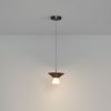 Hnědé závěsné LED světlo Nova Luce Baris 22 cm -fv-interier-25
